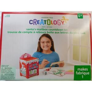 Creatology Christmas Crafts Santa's Mailbox Countdown Kit New In Box Ages 6+
